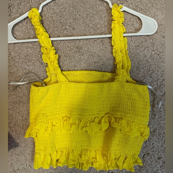 Lovers + Friends Carrie Top Neon Yellow size small - Picture 4 of 10